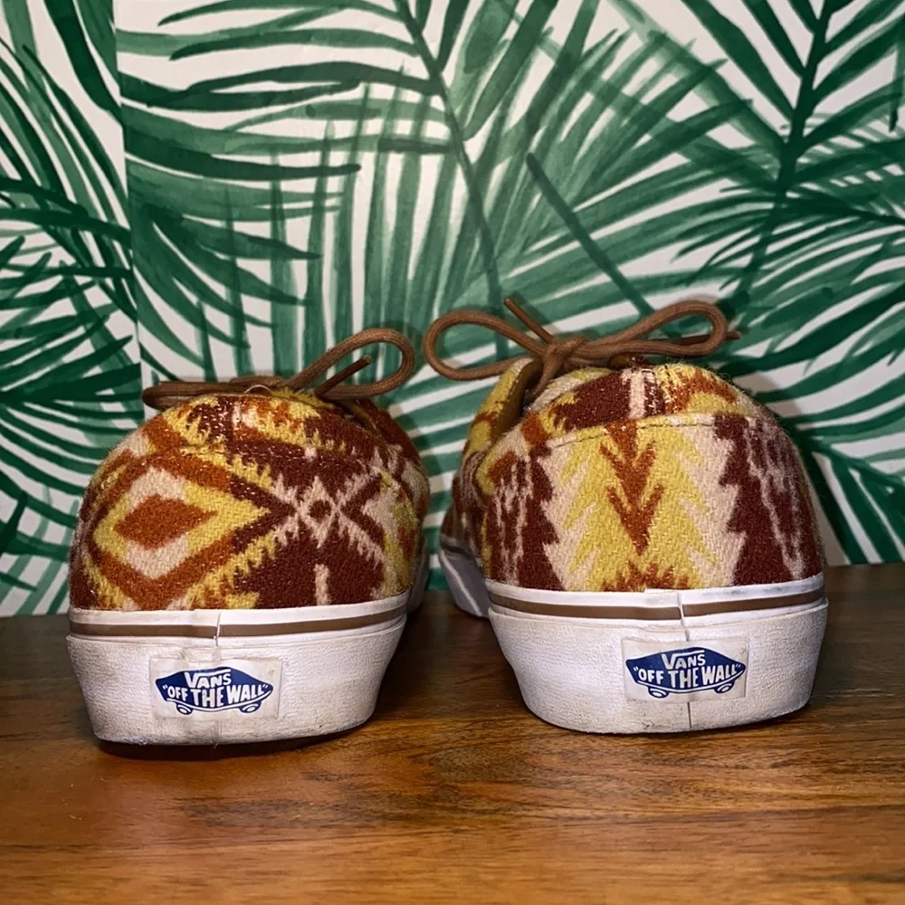 Vans X Pendleton Tribal Aztec Wool Classic Sneakers Men’s 9 - Picture 4 of 10